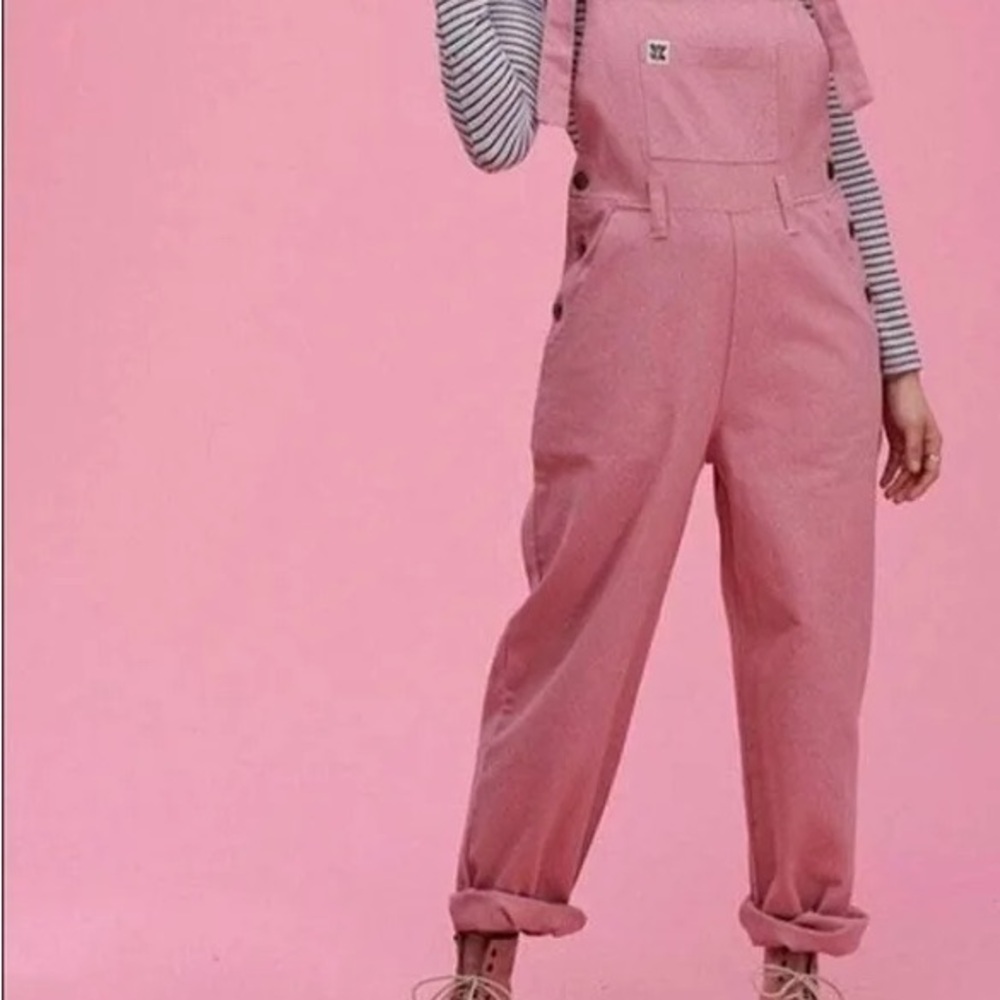 Lucy & Yak | pink overalls in size 10